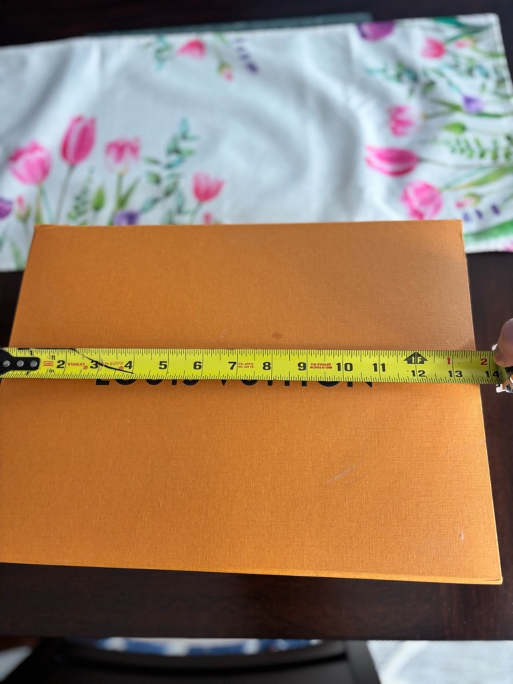 Louis Vuitton Orange and Black Logo Gift Box - Picture 3 of 4